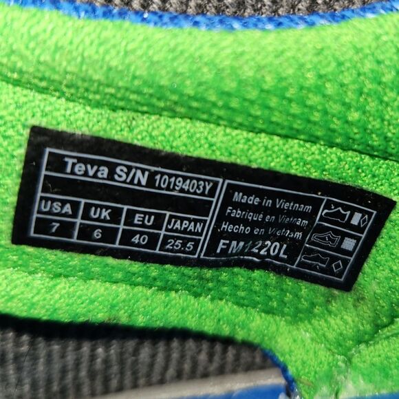 NEW Teva Manatee Hiking Sandals Navy Blue Enclosed Toe Size:40 Boys:7 - Picture 4 of 4